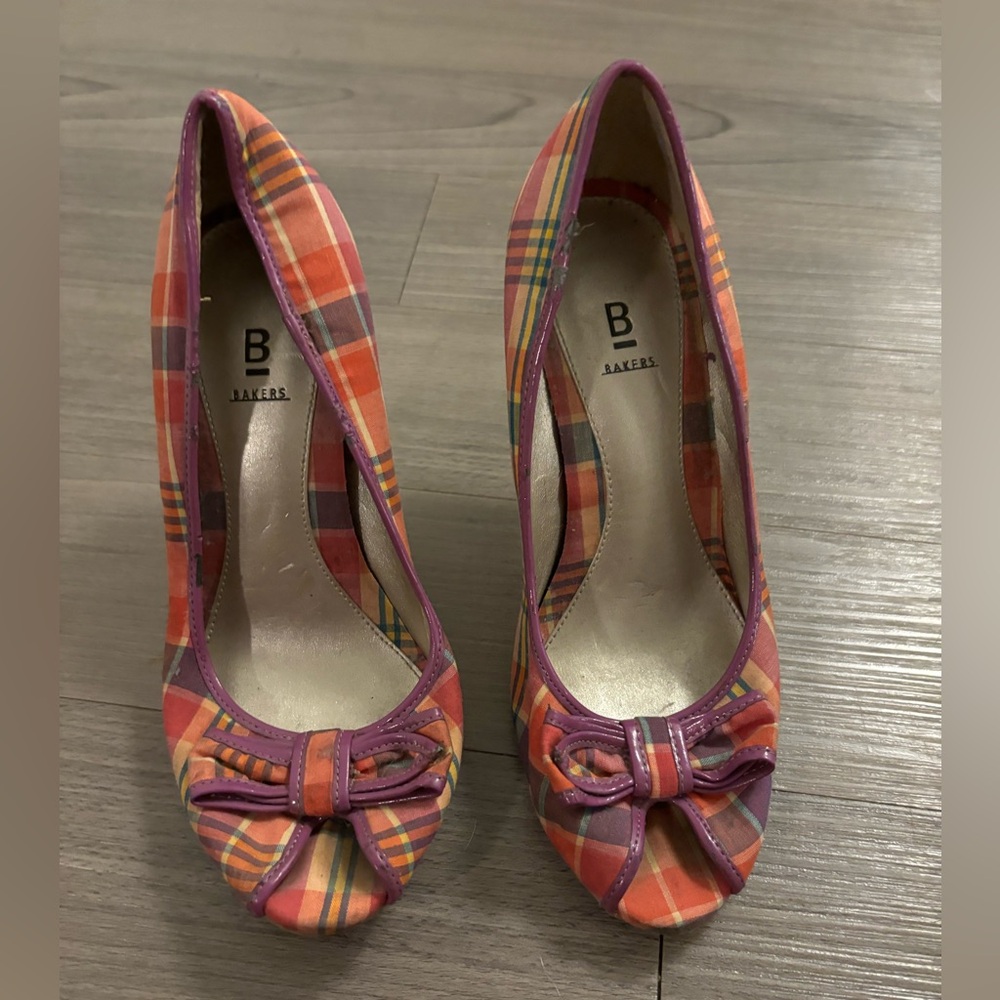 Plaid Heels
